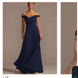 COPY - DAVID'S BRIDAL

off the shoulder full skirt bridesmaid dress